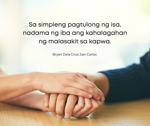 Nakakahawa ang Kabutihan